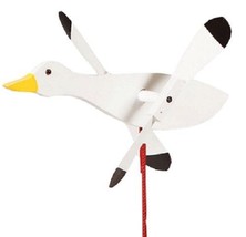 SNOW GOOSE WIND SPINNER - Amish Handmade Whirlybird Weather Resistant Wh... - £68.13 GBP