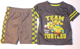 Teenage Ninja Turtles Toddler Boys 2pc T-Shirt &amp; Shorts Outfit  24M or 4T NWT - £8.98 GBP