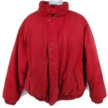 Eddie Bauer Men&#39;s Coat Jacket Size XL Goose Down Red Parka - £61.98 GBP