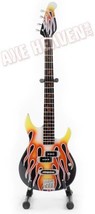 Axe Heaven Ma-322 Licensed Michael Anthony Flame Bass Mini Guitar - $32.99