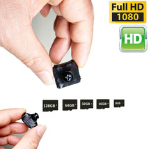 DIY 128GB Black screw mini smallest pinhole nanny tiny micro camera reco... - $16.99+
