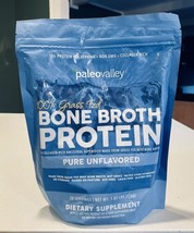 Paleovalley 100% Grass Fed Beef Bone Broth Protein-Pure Unflavored Exp 08/25 + - £36.33 GBP