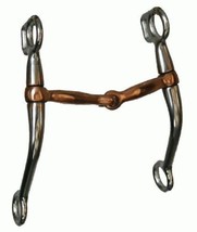  Western Horse Training or Show Tom Thumb Bit Stainless w/5&quot; Copper Mouth Piece  - £15.65 GBP