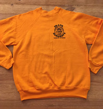 Vintage Tultex Maximum Sweats Gold Orange Sweatshirt Karate Studio Men’s Medium - £37.74 GBP