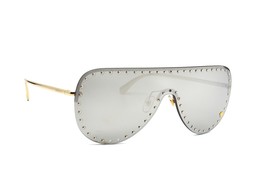 VERSACE VE2230B 12526G PALE GOLD GREY MIRROR SILVER AUTHENTIC SUNGLASSES - £84.27 GBP