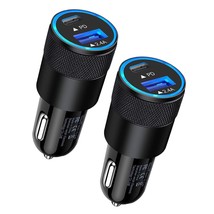 30W Usb C Car Charger, [2Pack] Pd 3.0 Fast Charge Dual Port Usb Type C And 2.4A  - £18.95 GBP