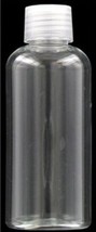 120 mL PLASTIC Oval Round Clear BOTTLE W/ cap Shatterproof 4 oz 1/2 cup ... - $367.04 MXN