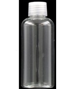 120 mL PLASTIC Oval Round Clear BOTTLE W/ cap Shatterproof 4 oz 1/2 cup ... - €17,22 EUR