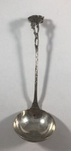 Christoph Bach Hildesheim Rose 835 Sterling Silver 5.5” Ladle Antique Soup Spoon - £89.51 GBP