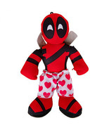 Deadpool Heart Boxers 9&quot; Plush Doll Red - £15.62 GBP