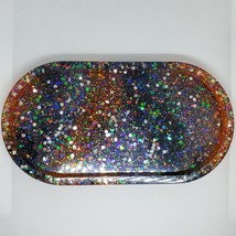 Glitter resin double coaster/ tray - $10.00