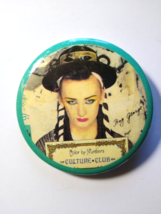 Boy George Culture Club Turquoise Color By Numbers Badge Button Pinback 1980s - $24.75