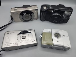 Canon Fuji Advantix Lot of 4 Film Cameras Not Tested For Parts or Refurbish - $32.16