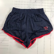 Vintage Adidas Running Shorts Mens S 28-30 Navy Blue with Red Stripe Tre... - £80.98 GBP