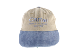 NOS Vtg 90s Stonewashed Carter Aquatic Center Spell Out Leather Strapbac... - $23.71