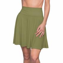 Nordix Limited Trend 2020 Olive Dark Green Women&#39;s Skater Skirt - £36.53 GBP+