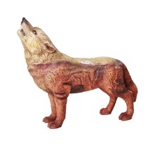 Desert Grand Canyons Native Tribal Howling Wolf Totem Spirit Figurine 6.... - £21.58 GBP