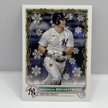 2022 Topps Holiday Baseball Andrew Benintendi Base HW188 New York Yankees - £1.53 GBP