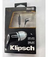 Klipsch Reference R6M  In-Ear Headphones Earbuds, Black - $225.34 CAD