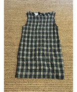 Kiko Comfortable Clothing Plaid Summer Dress Women&#39;s Medium Sleeveless - $27.01 CAD