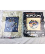 Vtg Horizons hot AIR BALLOON Needlepoint Kit Longstitch - Both Missing C... - $23.73