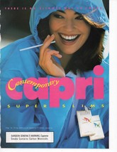 Capri Cigarettes vintage Full Page Print Ad August 1994  - $2.99