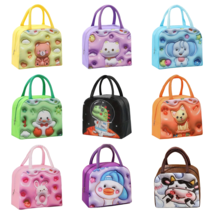 Insulated Lunch Bag 3D Animal Cartoon For School, Work, Travel, Picnic NEW - £7.90 GBP