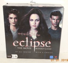 2009 Cardinal Twilight Saga Eclipse The Movie Board Game Family 100% Com... - $9.41