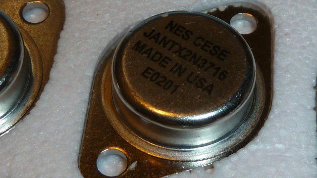 NEW 1PC NES JANTX2N3716 Bipolar BJT Transistor NPN 80V 10A 5W Through Ho... - $21.00