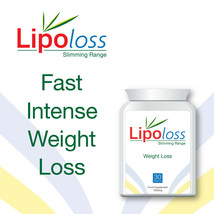 Lipoloss Weight Loss Pills Tablets Fast Intense Weight Loss Safe Natural Herbal - £19.87 GBP