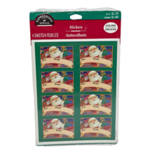 VINTAGE HALLMARK CHRISTMAS SANTA CLAUS TO / FROM STICKERS NEW SEALED - $9.50