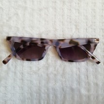 Women&#39;s Neutral Tortoise Shell Print Fashion Cat Eye Square Sunglasses - £13.98 GBP
