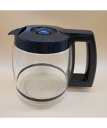 Cuisinart Coffee Pot 12 Cup Replacement Glass Carafe Black Lid Silver Ha... - £13.26 GBP