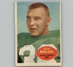 1960 Topps Dick Bielski Dallas Cowboys #36 - £2.09 GBP