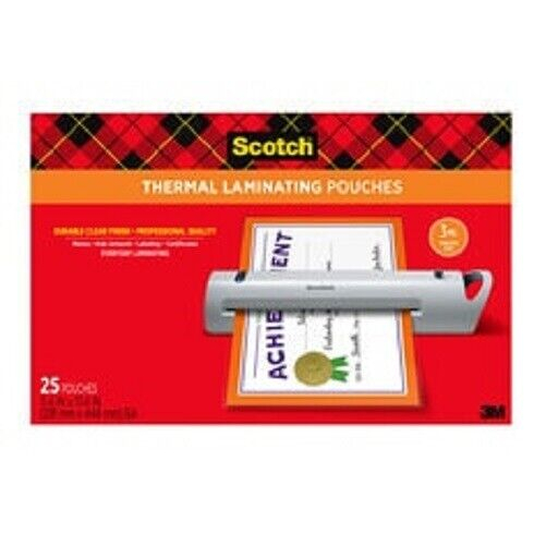 3M TP3856-25 LAMINATING POUCHES 11.45 IN X 17.48 IN - $57.55