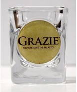 GRAZIE THE VENETIAN / THE PALAZZO - Heavy Shot Glass Square Shaped. - £4.82 GBP