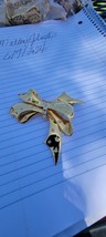 Vintage  Joan Rivers Bow Brooch Clear Rhinestone crystal stars Statement... - $32.73