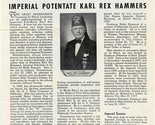 Shrine News Imperial Council A A O N M S June 1947 - $15.84