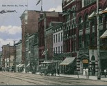 Vtg Postcard 1910 York PA Pennsylvania East Market Street View Lots of S... - £7.91 GBP