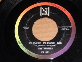The Beatles Please Please Me From Me To You 45 Rpm Phonograph Record VJ Brackets - £19.66 GBP