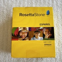 Rosetta Stone Complete Spanish Latin America Version 3 Level 1, 2 &amp; 3  - £23.36 GBP