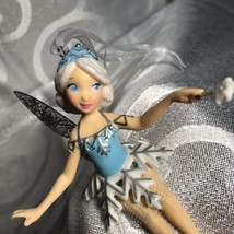 Hallmark 2021 Snowflake Fanciful Fairy Premium Porcelain w/ Metal Wings Ornament - £54.68 GBP