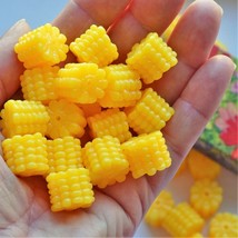 STRETCHY CORN CABOCHONS For HALLOWEEN CRAFT SMALL GIFT FOR KIDS JEWELRY ... - £7.86 GBP