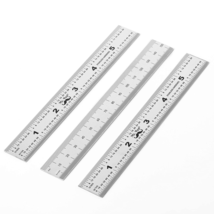 Machinist Ruler, 3 Pack, Metric, Precision, Stainless Steel, 6 Inch - $10.67