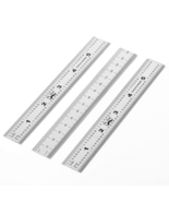 Machinist Ruler, 3 Pack, Metric, Precision, Stainless Steel, 6 Inch - $196.40 MXN