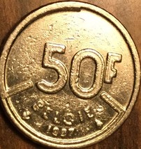 1987 Belgium 50 Francs Coin - £1.03 GBP