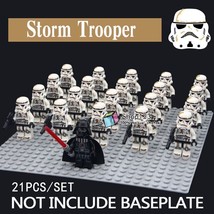 21pcs/set Storm troopers and Darth Vader Leader Star Wars Mini Figures Toys - $32.99