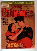 Young Romance #36-1951-EARLY Joe Simon &amp; Jack Kirby Romance Comic G C G - £34.09 GBP