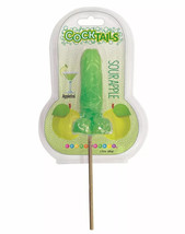 COCKTAILS COCK POP LOLLI ADULT NOVELTY GAG GIFT APPLETINI SOUR APPLE - $276.38 MXN