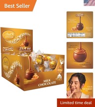 LINDOR Caramel Milk Chocolate Truffle Treat - 60 Individually Wrapped De... - $1,108.16 MXN